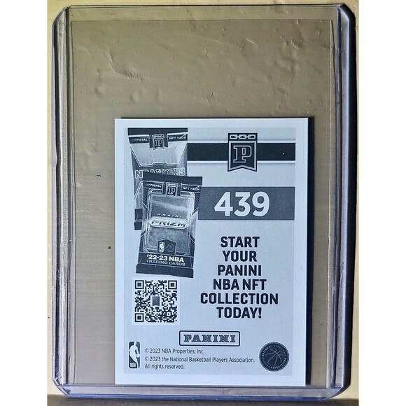 2023-24 Anfernee Simons Panini NBA Basketball #439 Sticker Trail Blazers - Picture 2 of 2